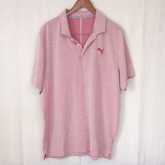 Puma Other - Puma Golf Heather Red Men's Polo Size 2X